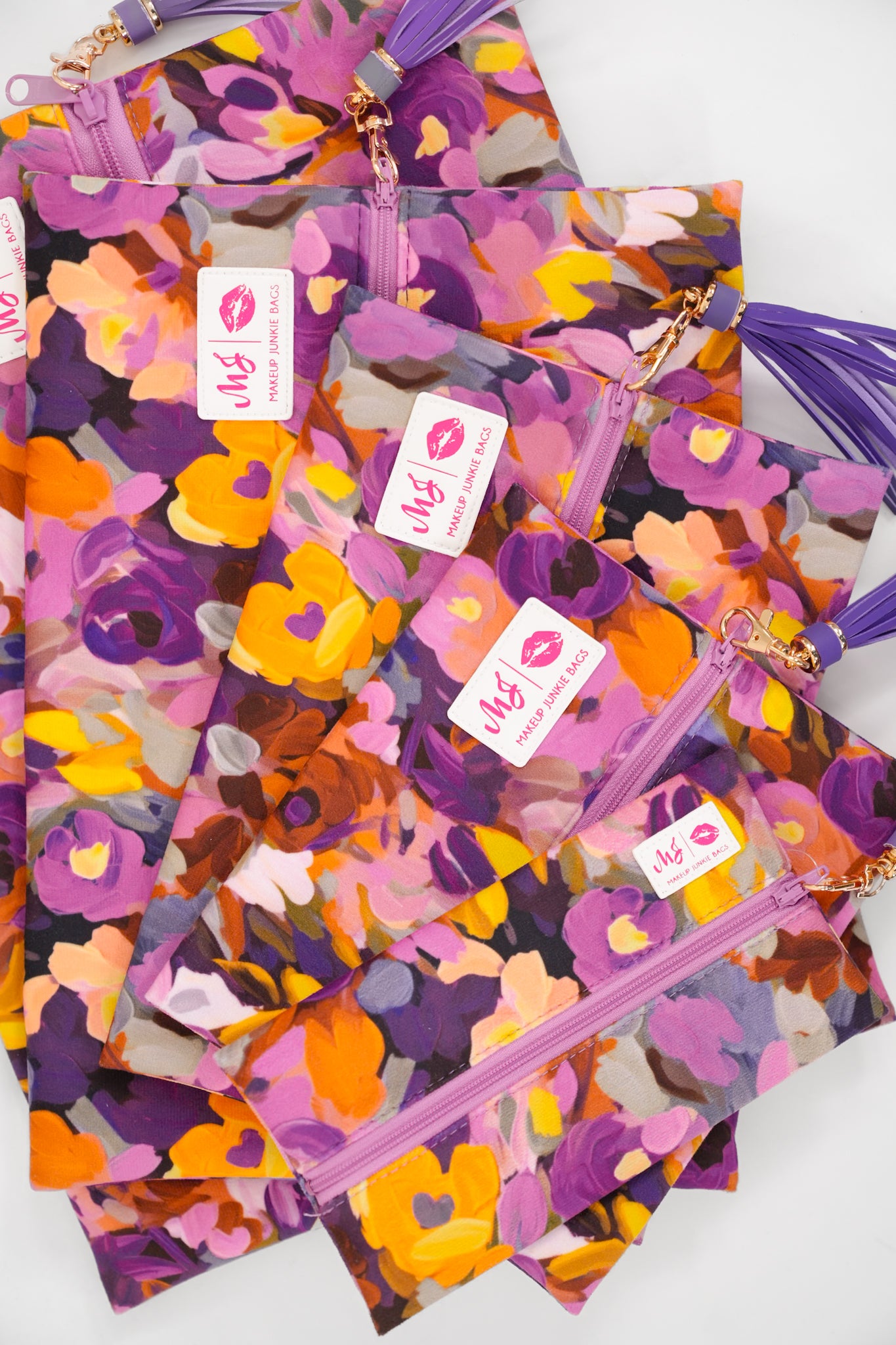 Makeup Junkie Bags Meadow Lilac