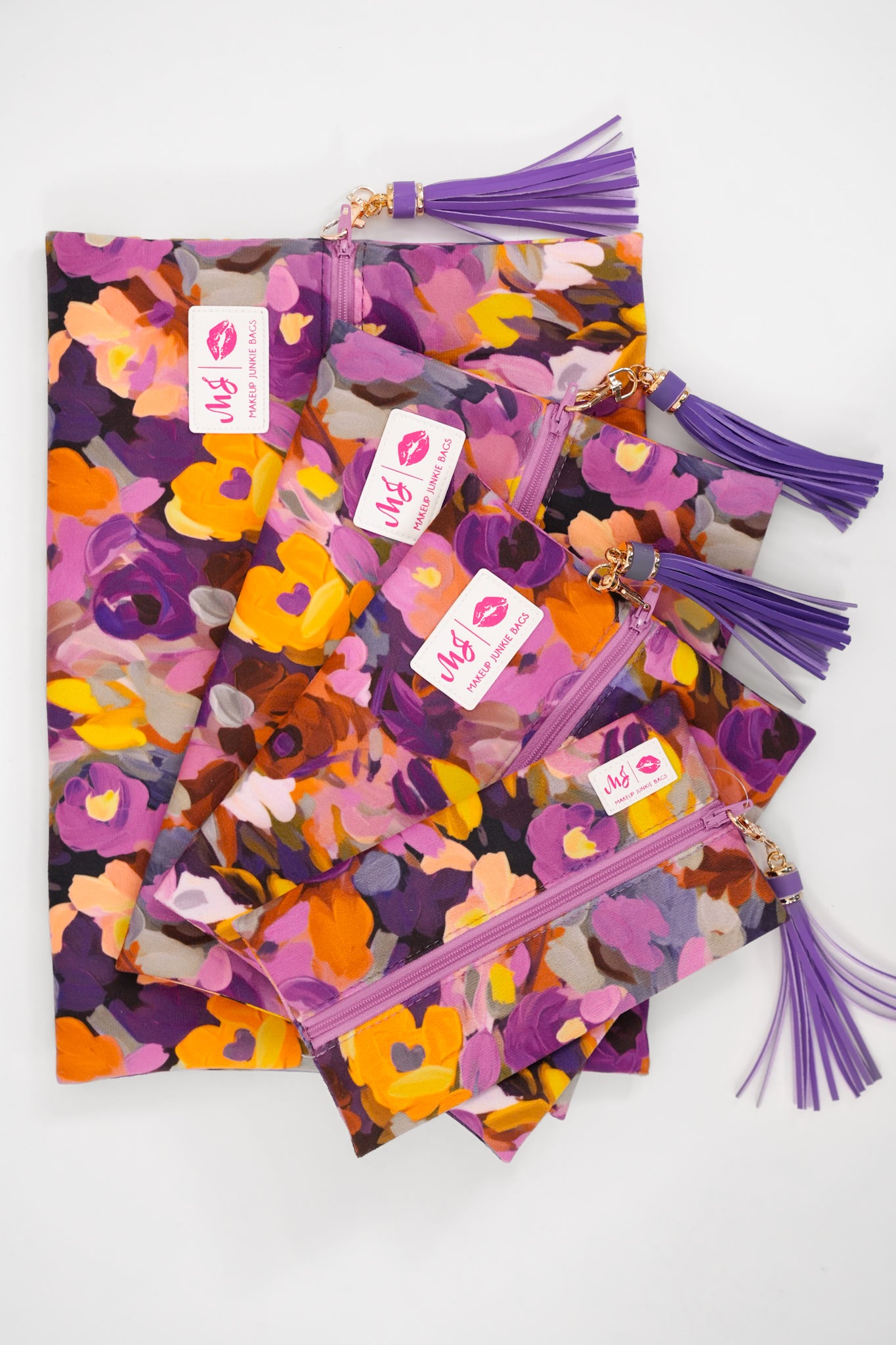 Makeup Junkie Bags Meadow Lilac