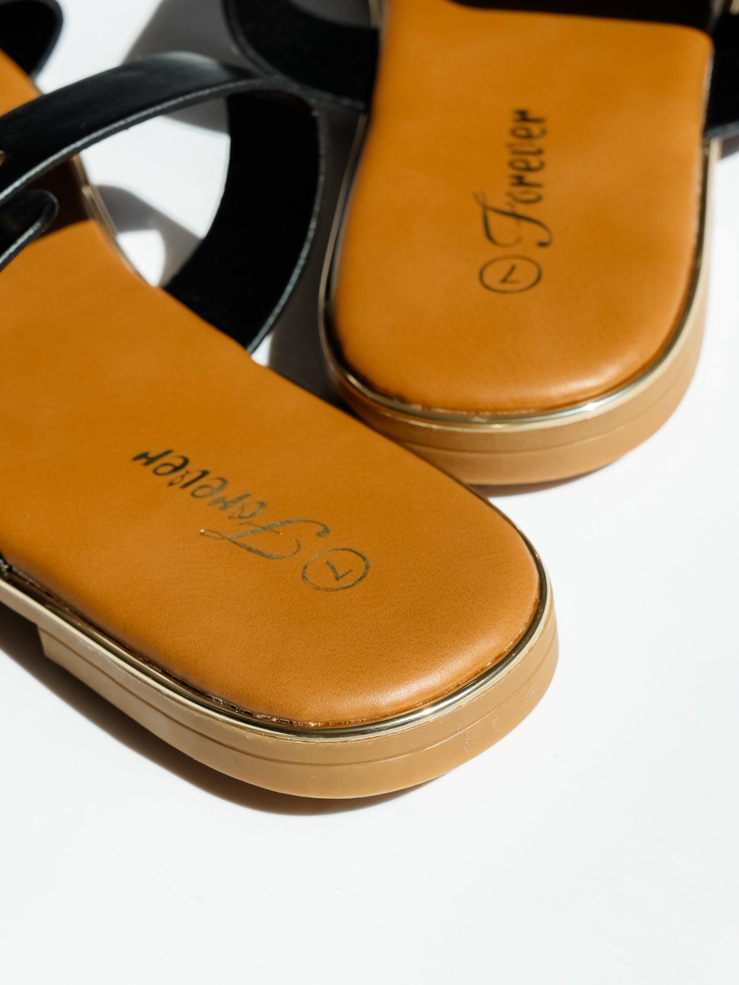 Double Buckle Strap Slide Sandal