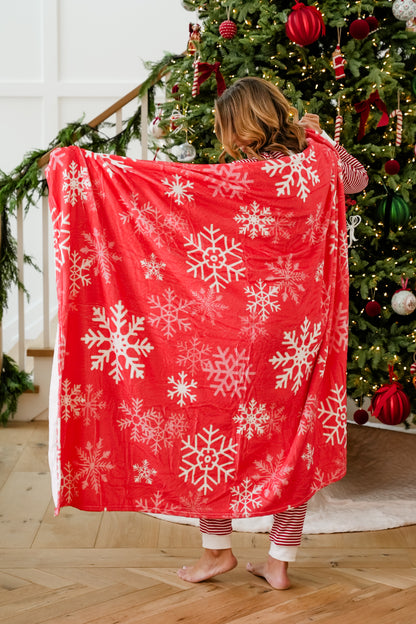 Cozy Christmas Themed Snuggle Blankets