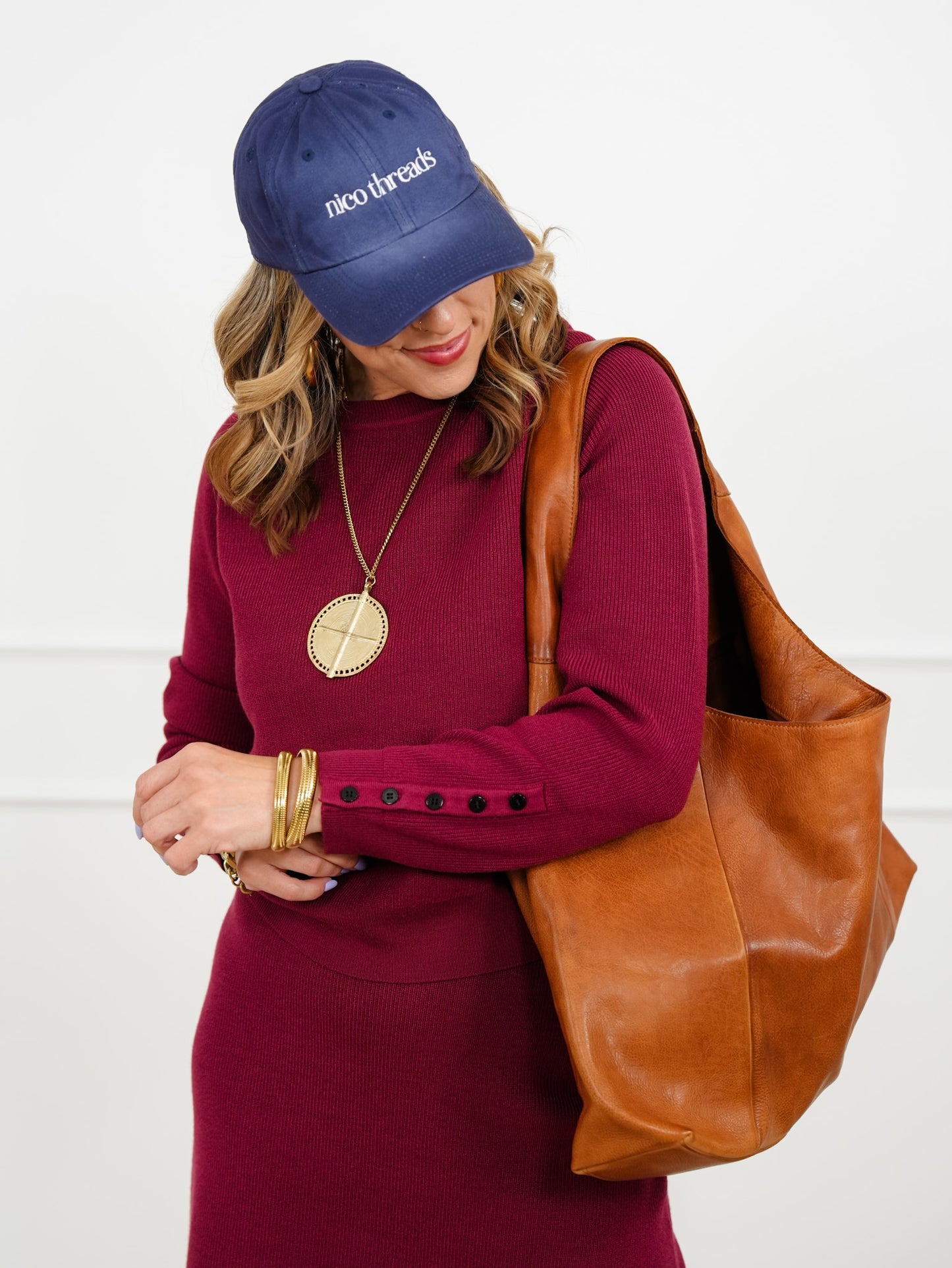 Knit Long Sleeve Sweater and Midi Skirt Set