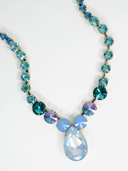 TOVA Dolly Crystal Necklace in Skye Fairy