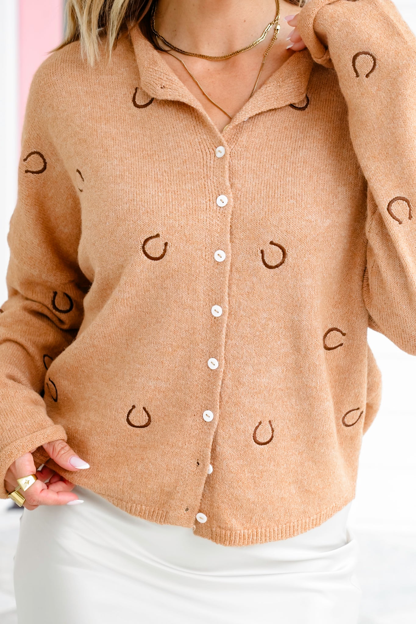 Western Embroidered Long Sleeve Cardigan