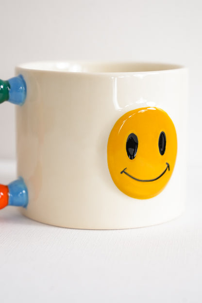 Restock! Smiley Face Ceramic Mug