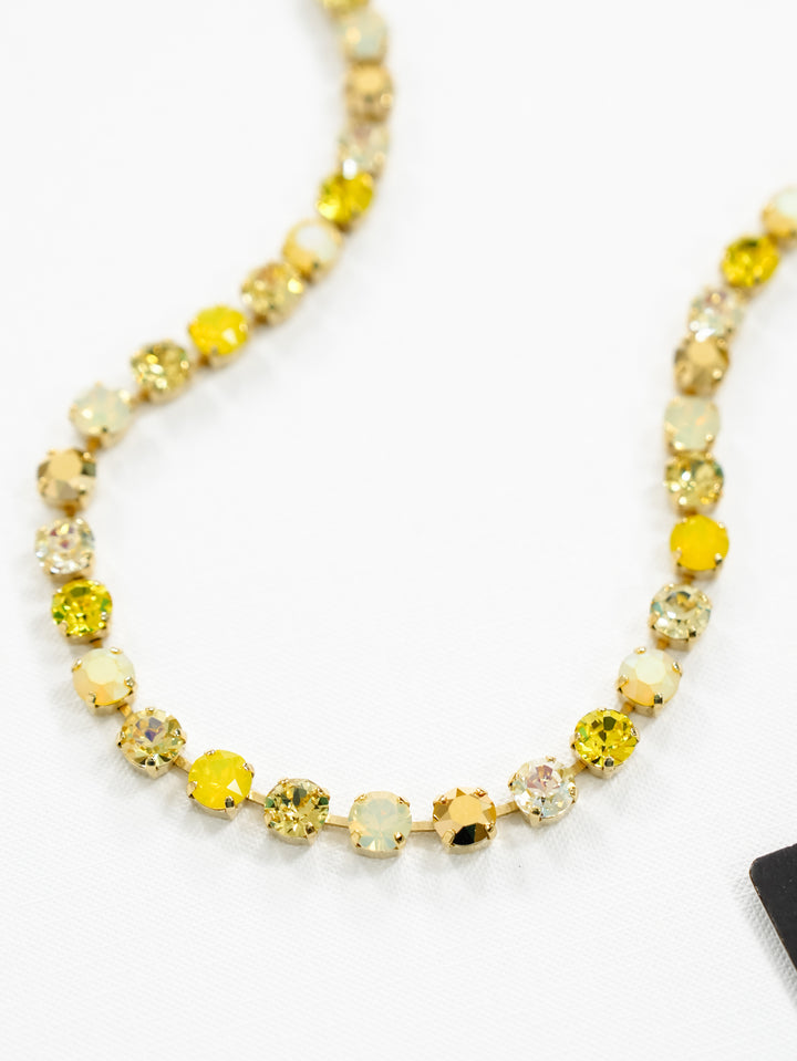 TOVA Oakland Crystal Necklace in Citribelle - Freckled Poppy
