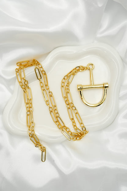 Stirrup Chain Necklace