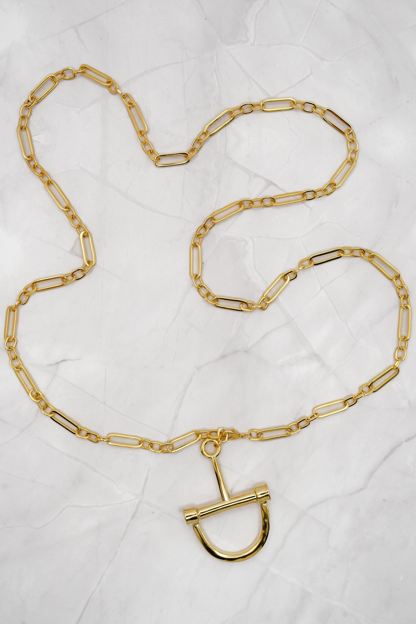 Stirrup Chain Necklace