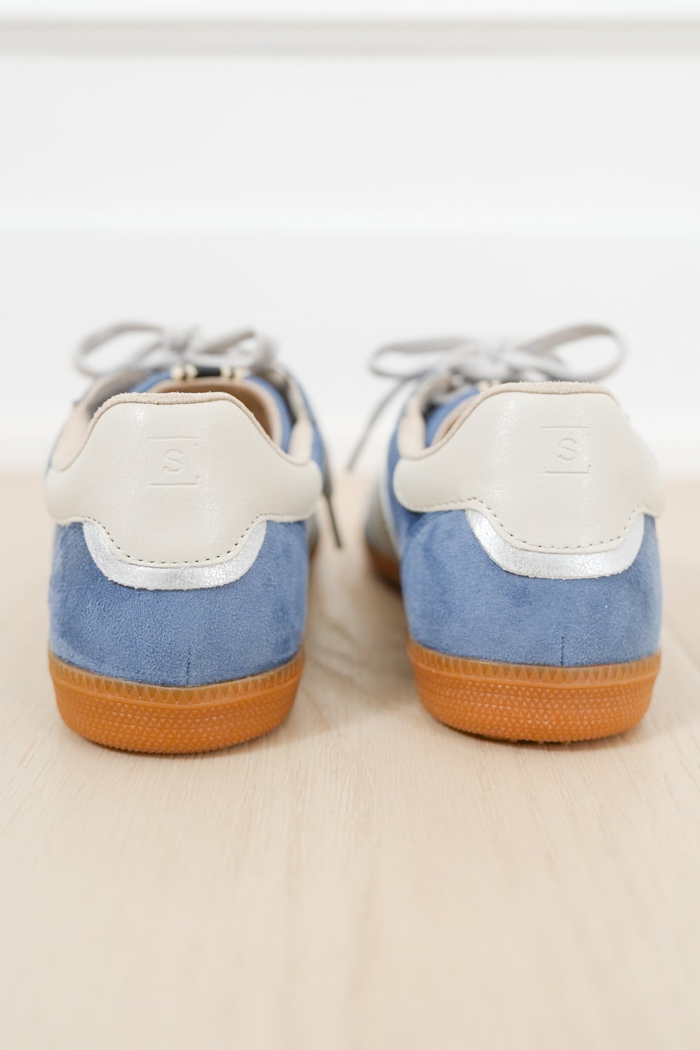 Shu Shop Vegan Suede Stripe Lace Up Retro Sneaker