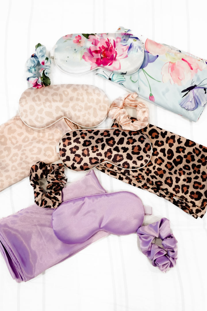 Three Piece Satin Beauty Sleep Set