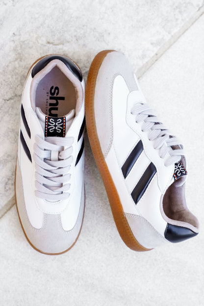 Shu Shop Retro Vegan Leather Lace Up Sneaker