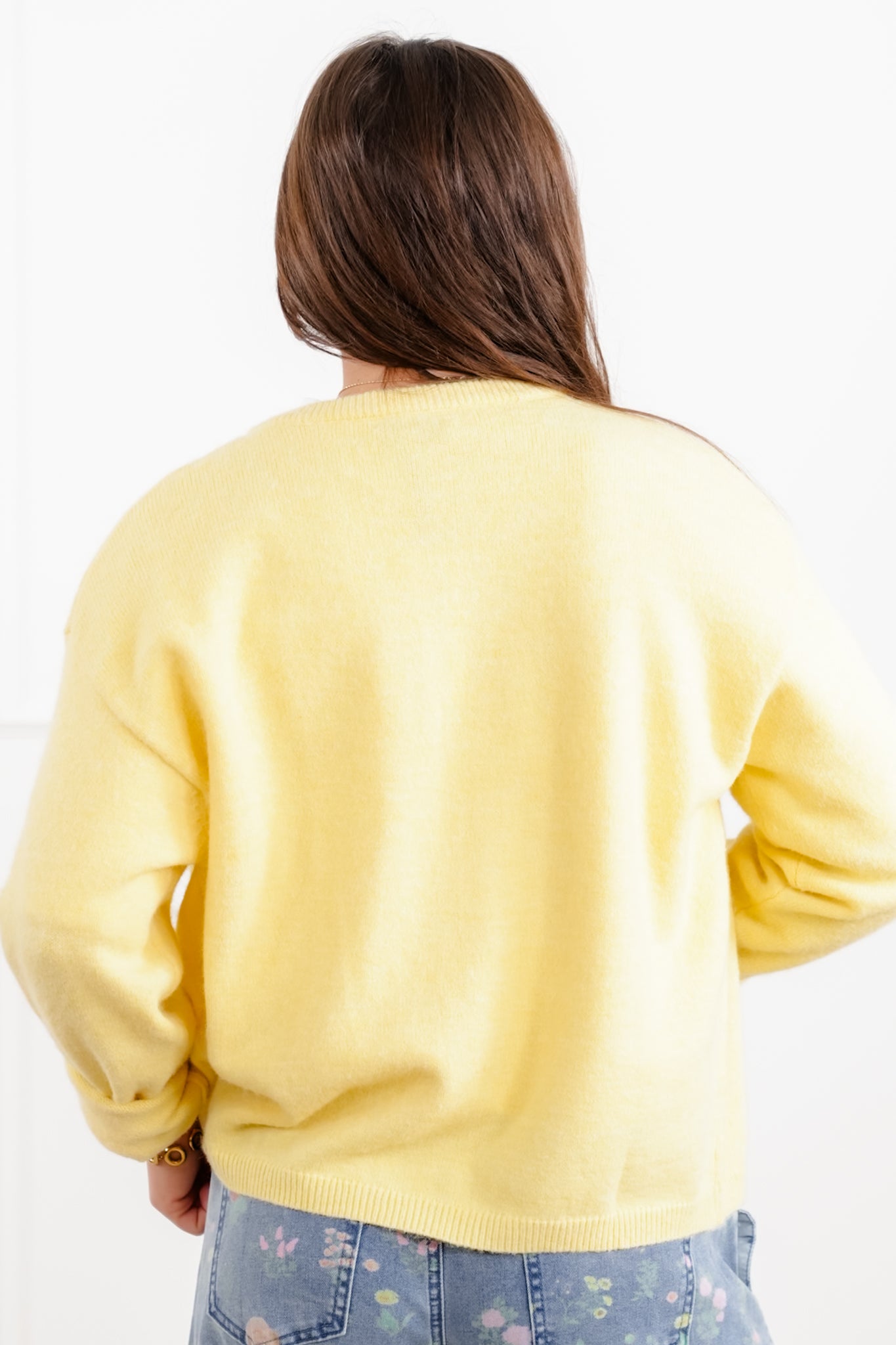 Knit Long Sleeve Button Down Cardigan