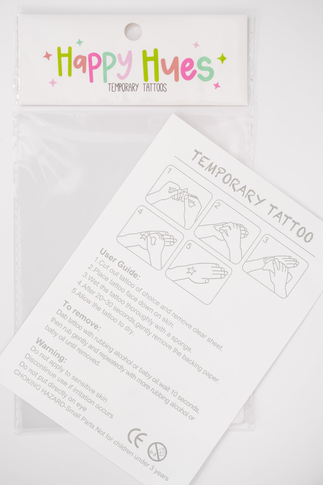 Happy Hues Tattoos Mardi Gras Little Miss Temporary Tattoos Sheet