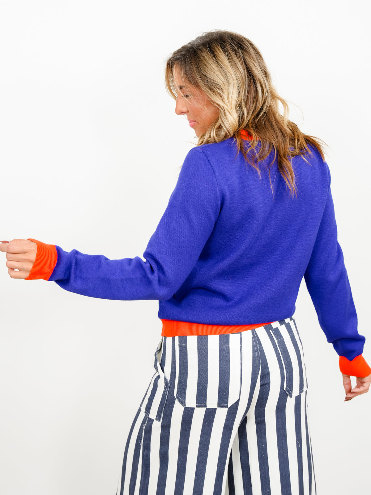 Dalmatian Long Sleeve Crew Neck Sweater