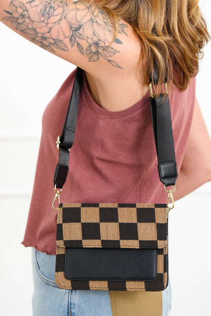 Checkered Crossbody Bag
