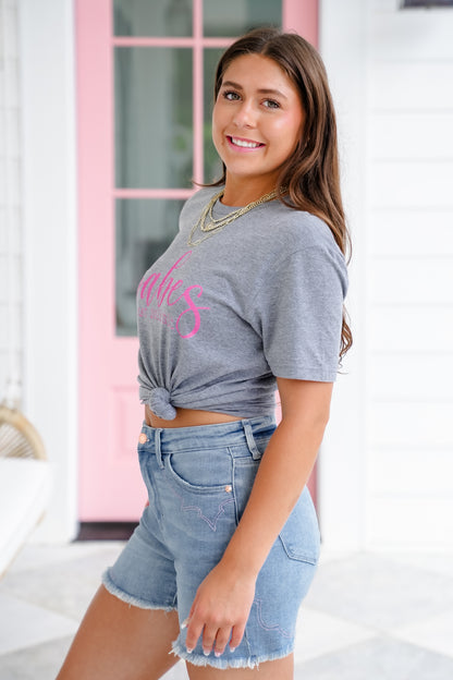Plus/Reg Short Sleeve "Babes Against Bullshit" Graphic Tee