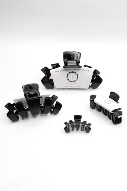 Restock! Teleties Classic Jet Black Claw Hair Clip *Final Sale*