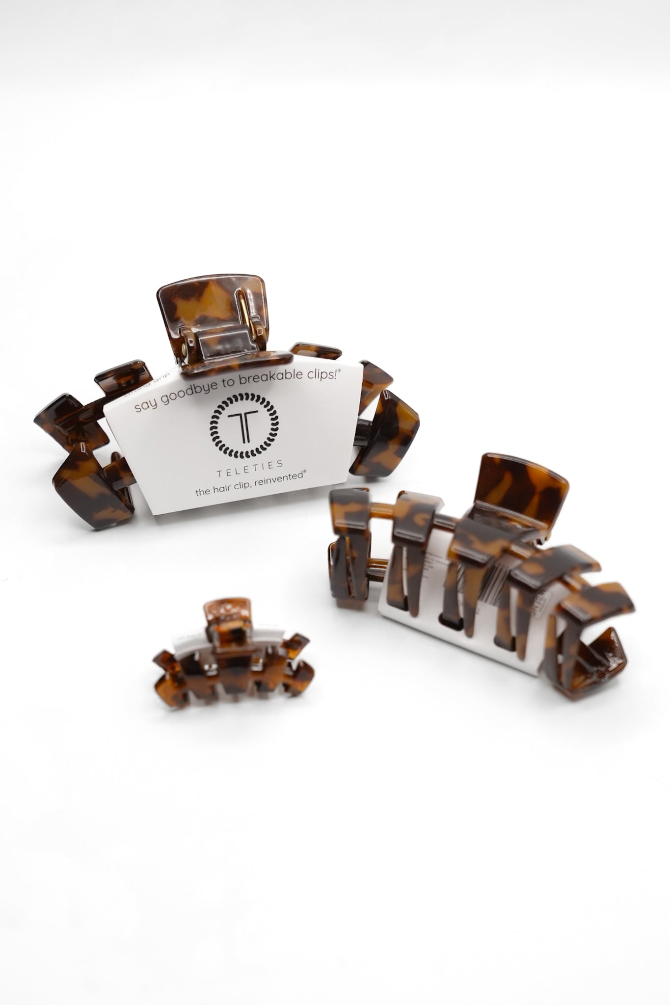 Restock! Teleties Classic Tortoise Claw Hair Clip