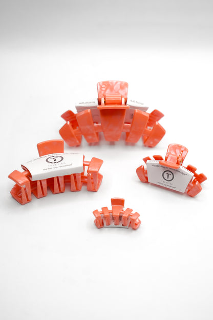 Teleties Classic Dreamsicle Hair Clips*Final Sale*