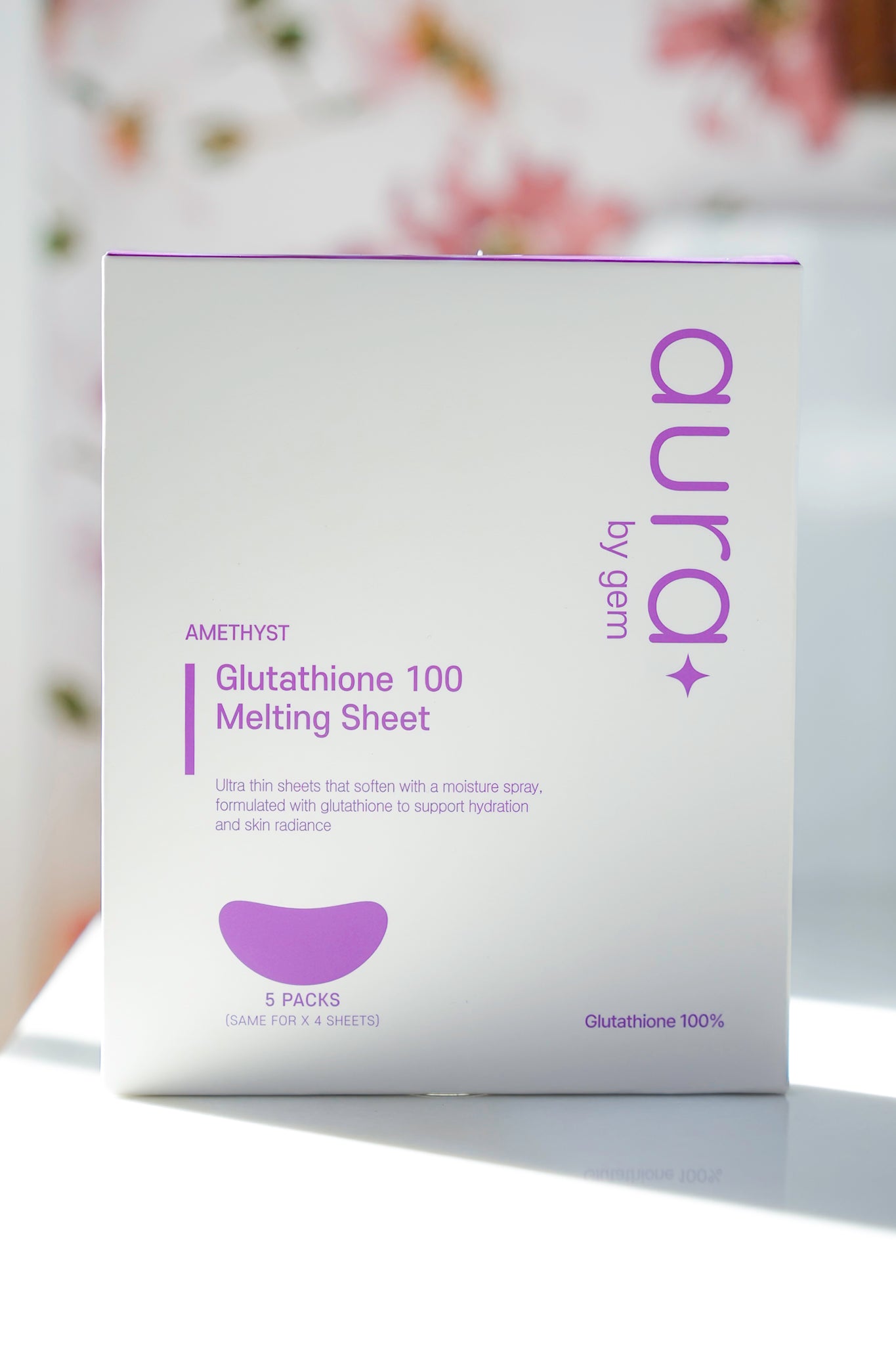 Aura by GEM Glutathione 100 Melting Sheet *Final Sale* Aura by GEM Glutathione 100 Melting Sheet *Final Sale*