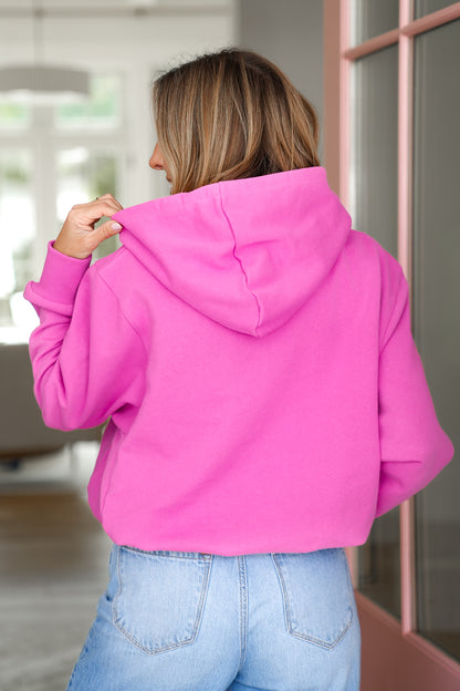 Solid Long Sleeve Bubble Hem Pullover Sweatshirt