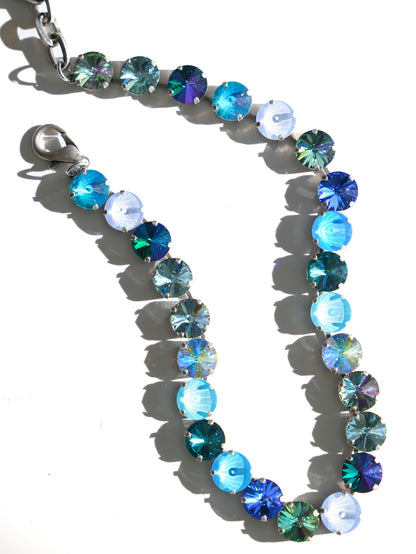 TOVA The Sofia Crystal Silver Necklace - Freckled Poppy