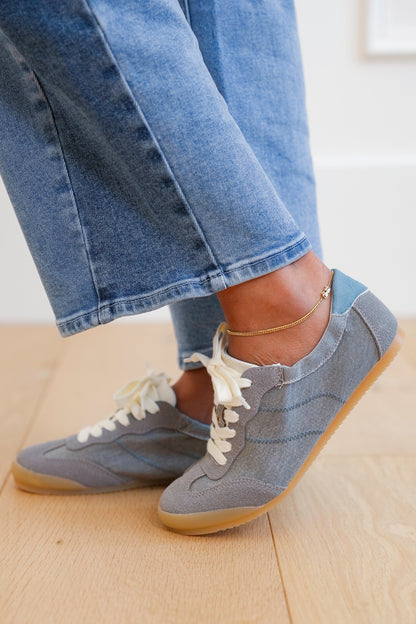Blowfish Retro Sneaker with Zig Zag Stitch Detail