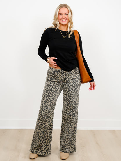 Door Buster! Plus/Reg Zenana Cotton Crew Neck Long Sleeve Tee Shirt