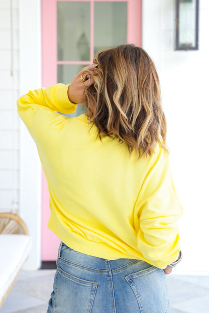 Long Sleeve "Butter" Graphic Sweatshirt