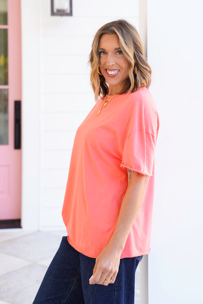 Door Buster! Short Sleeve Round Neck Relax Fit Tee
