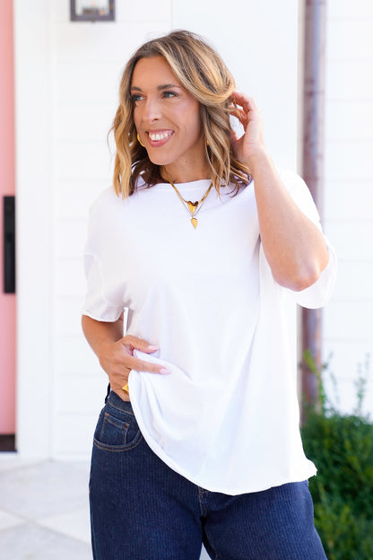 Door Buster! Short Sleeve Round Neck Relax Fit Tee