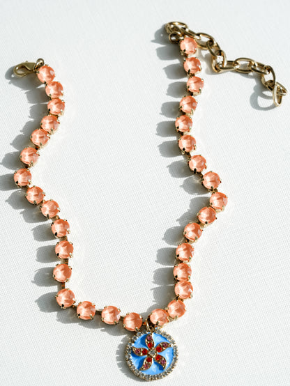 SIENNA Tova Crystal Starfish Pendant Necklace