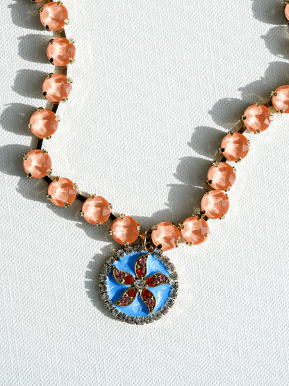 SIENNA Tova Crystal Starfish Pendant Necklace