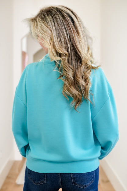 Door Buster! Zenana Scuba Half Zip Pullover