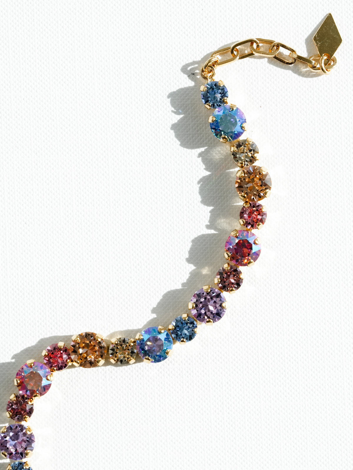 Pastel Multicolored Crystal Bracelet