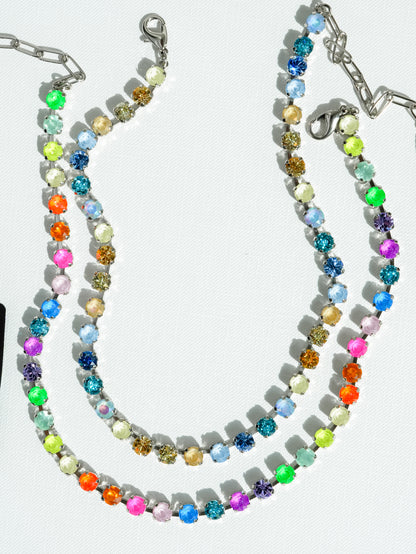 TOVA Sarina Necklace in Silver - Freckled Poppy