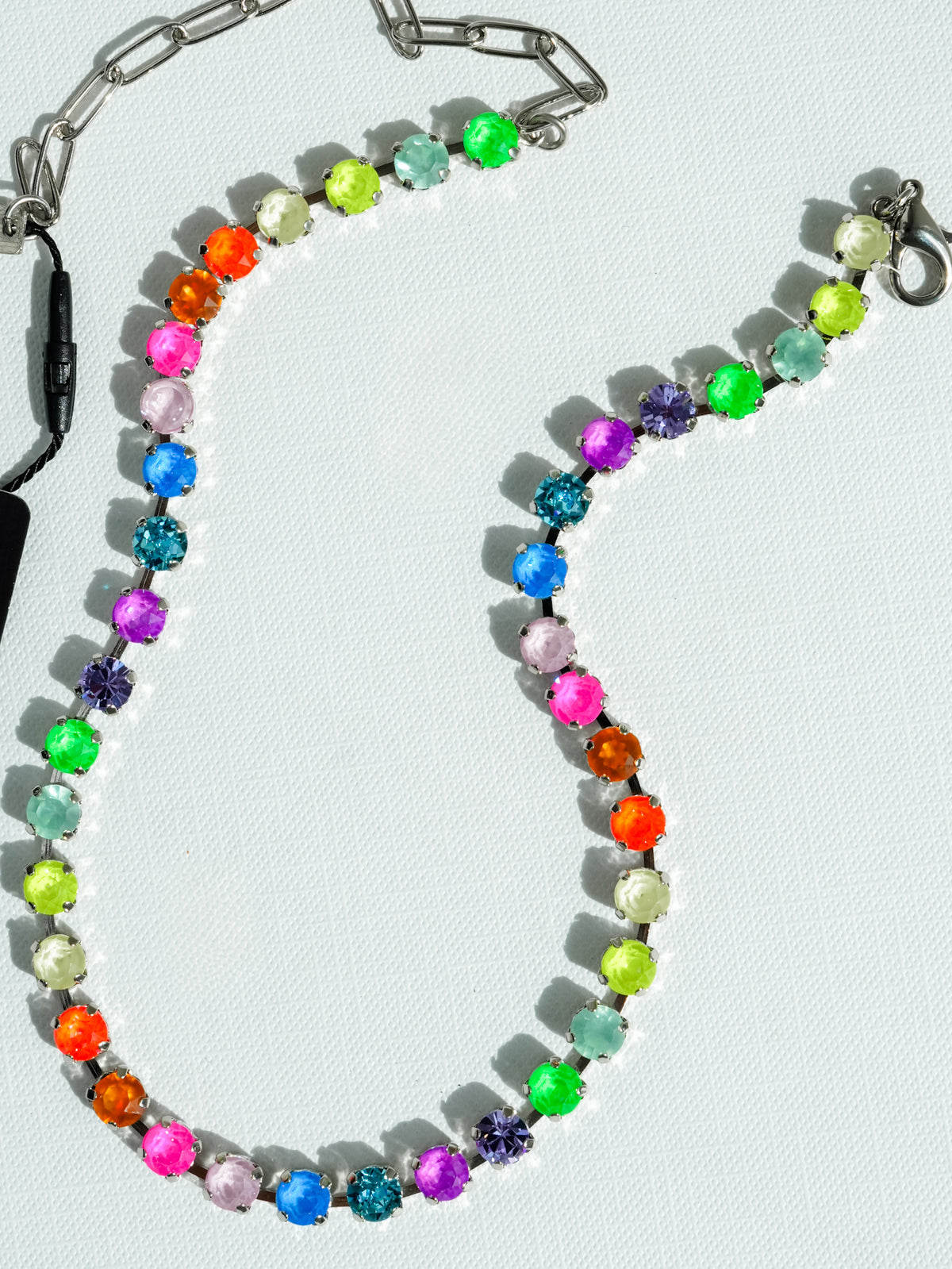 TOVA Sarina Necklace in Silver - Freckled Poppy