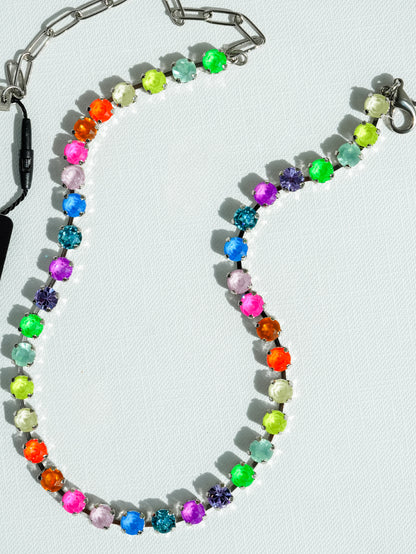 TOVA Sarina Necklace in Silver - Freckled Poppy