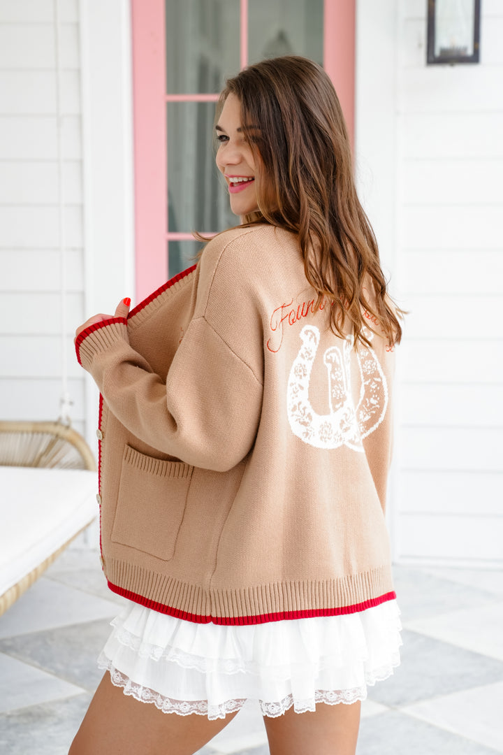 Plus/Reg Long Sleeve "Found My Cowboy" Cardigan