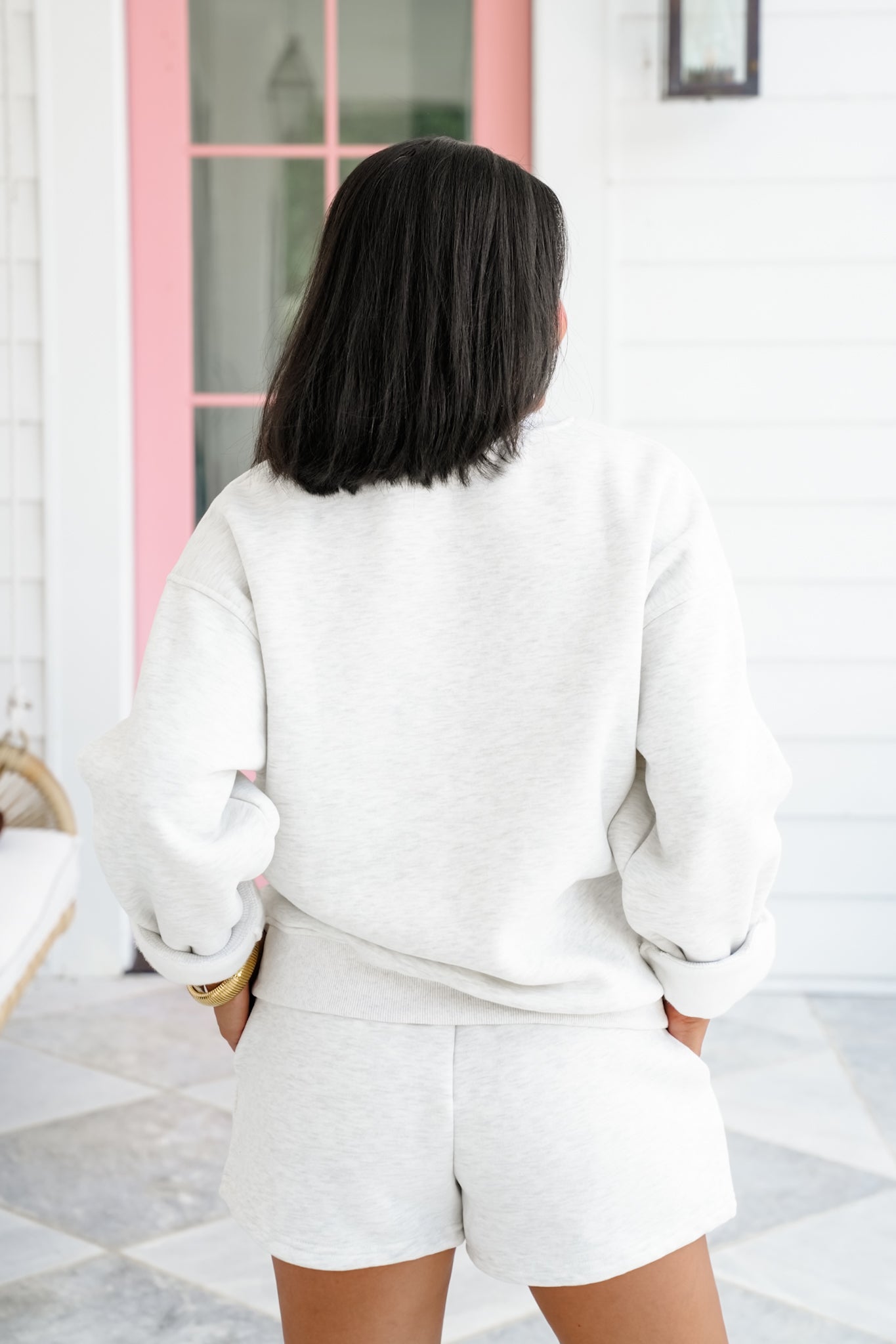 Long Sleeve  Embroidered "See You Cowboy" Sweatshirt