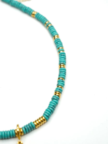 Gemelli Sunlee Turquoise Shell Necklace