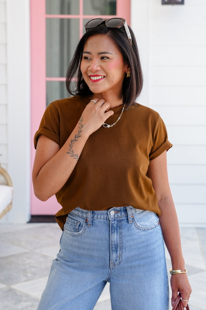 Classic Short Sleeve Round Neck Tee