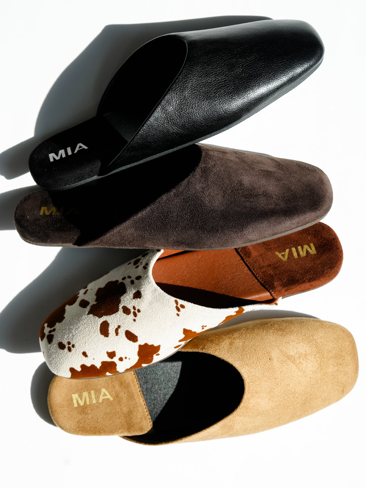 MIA Suede Slip On Mule - Freckled Poppy