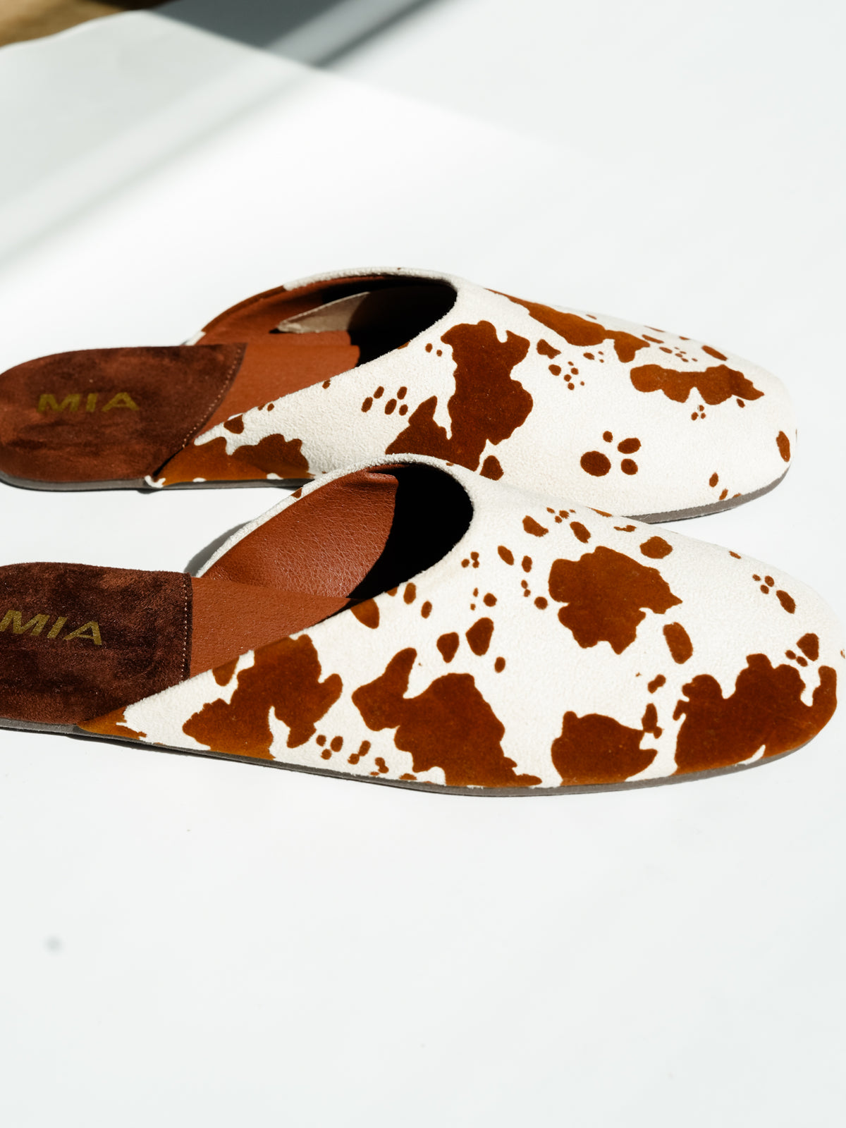 MIA Suede Slip On Mule - Freckled Poppy