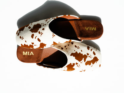 MIA Suede Slip On Mule - Freckled Poppy