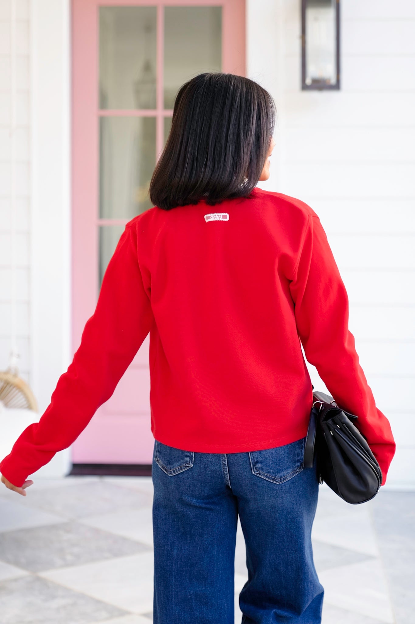 Solid Long Sleeve Snap Button Down Cardigan