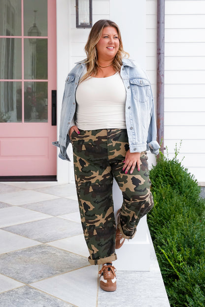 Plus/Reg Long Sleeve Round Neck Top