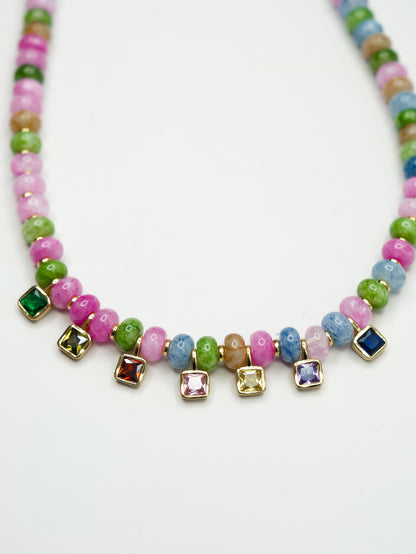 Gemelli Marissa Multi Colored Beaded Necklace