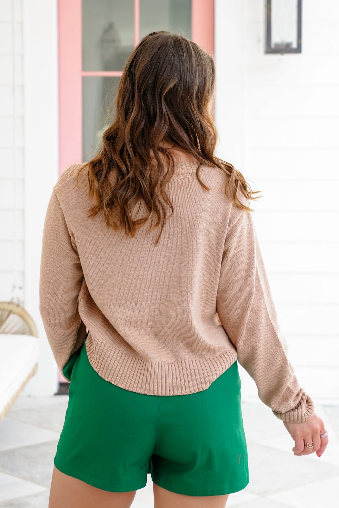 Long Sleeve Cowgirl Pattern Pullover Sweater