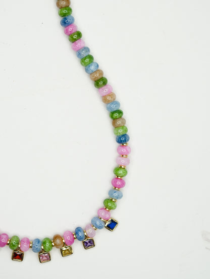 Gemelli Marissa Multi Colored Beaded Necklace