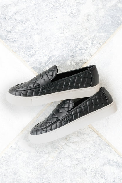 Corky's "Quilty as Charged" Quilted Vegan Leather Slip On Loafer